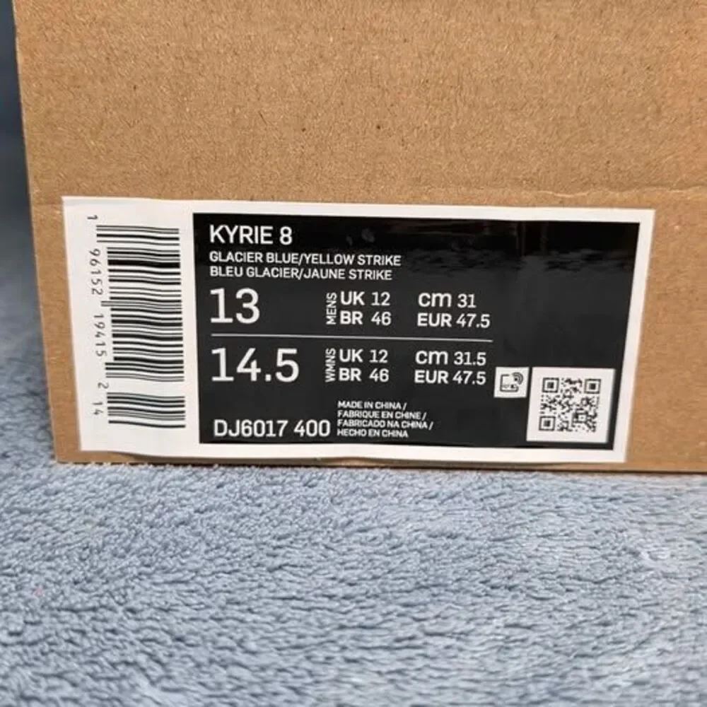 Nike Kyrie 8 Glacier Blue/Yellow Strike Mens Size 13